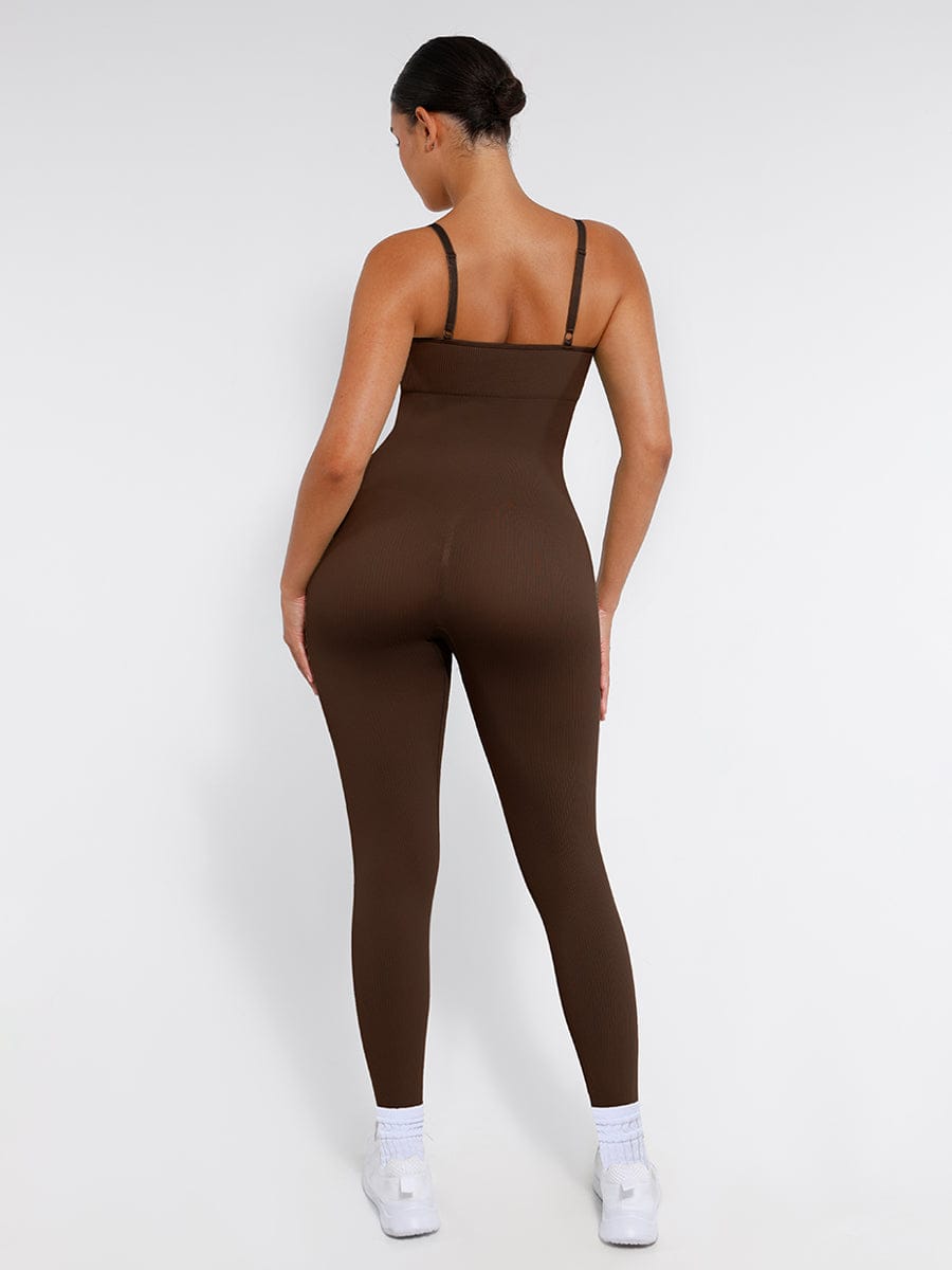 Seamless Sling Tummy Control Shaping Jumpsuit