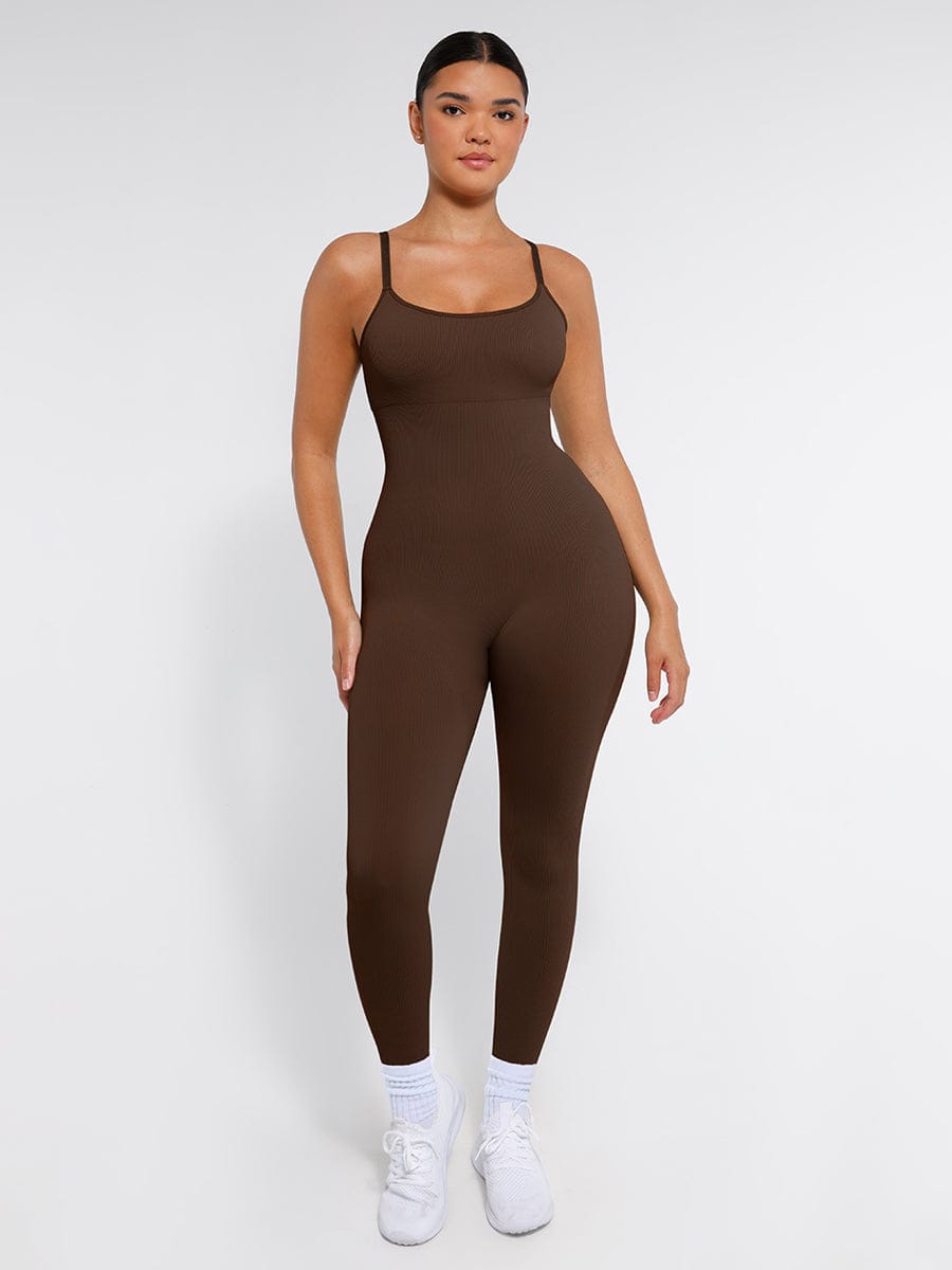 Seamless Sling Tummy Control Shaping Jumpsuit
