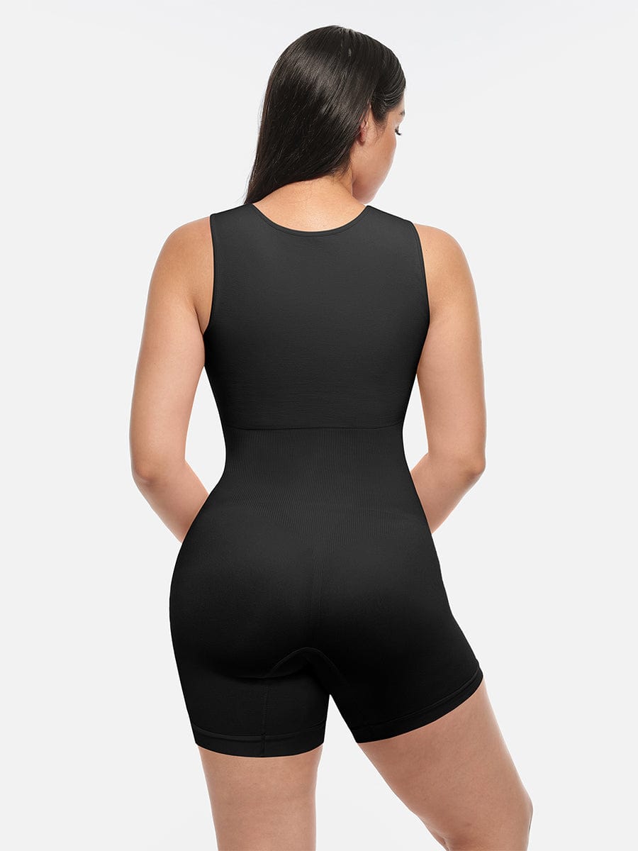 Seamless Square Neck Shaping Jumpsuit