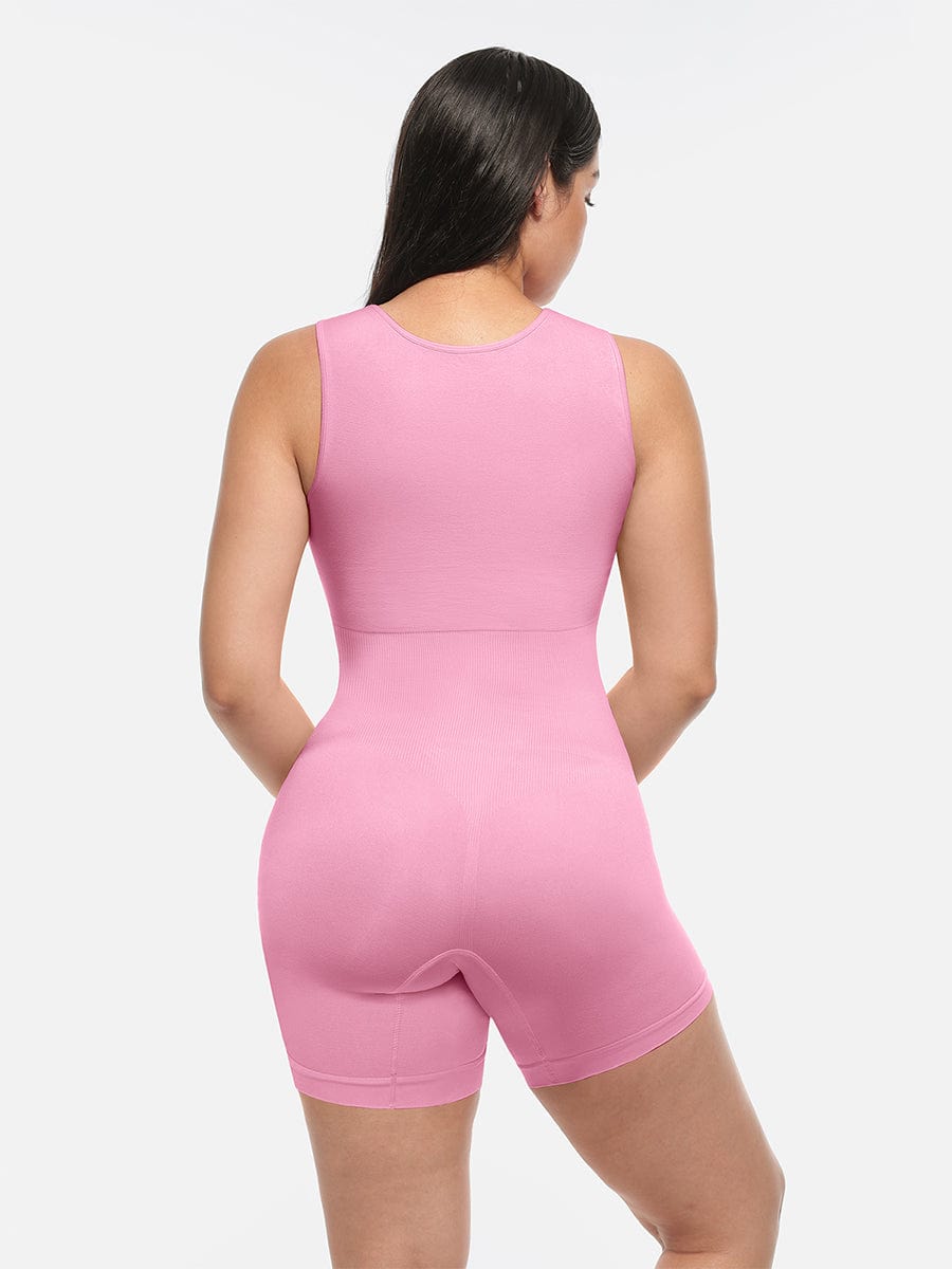 Seamless Square Neck Shaping Jumpsuit