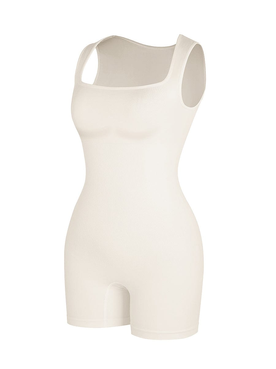 Seamless Square Neck Shaping Jumpsuit