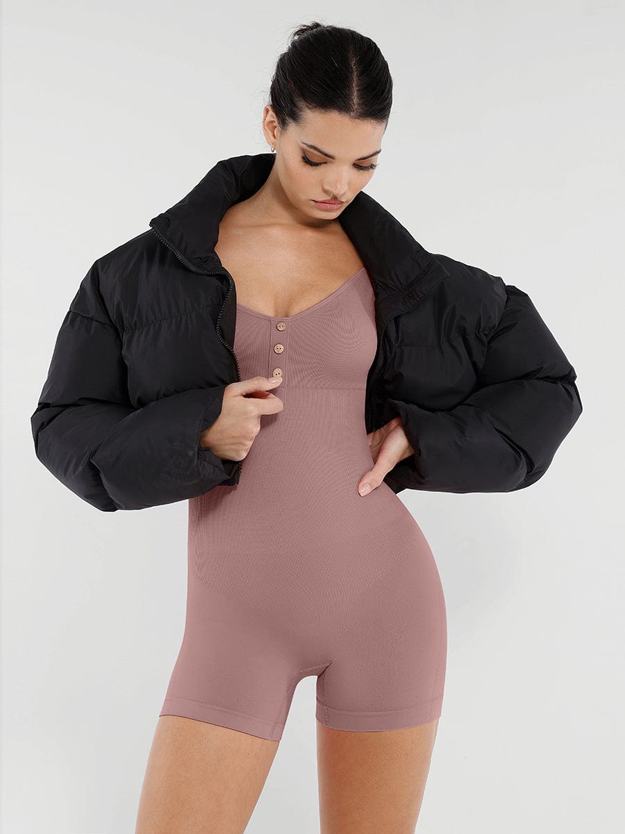 Seamless Bust Support Butt-Lifting Shaping Bodysuit