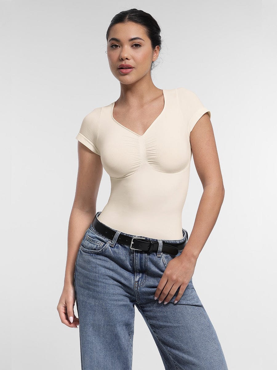 Bust Support Shaping Thong Bodysuit