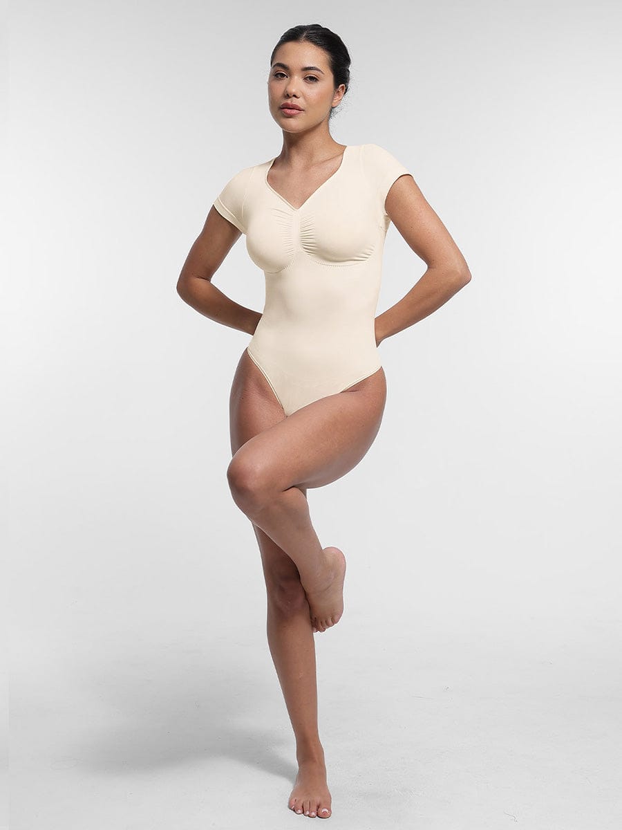 Bust Support Shaping Thong Bodysuit