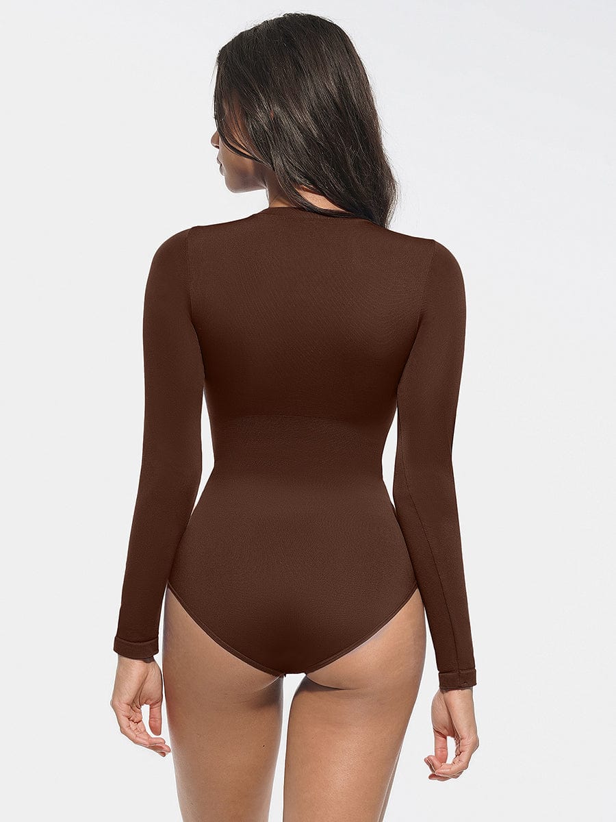 Round Neck Snap Crotch Bodysuit