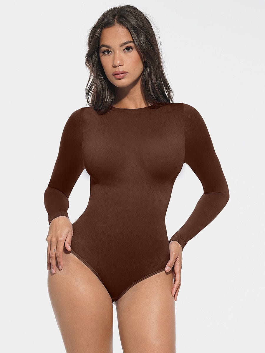 Round Neck Snap Crotch Bodysuit