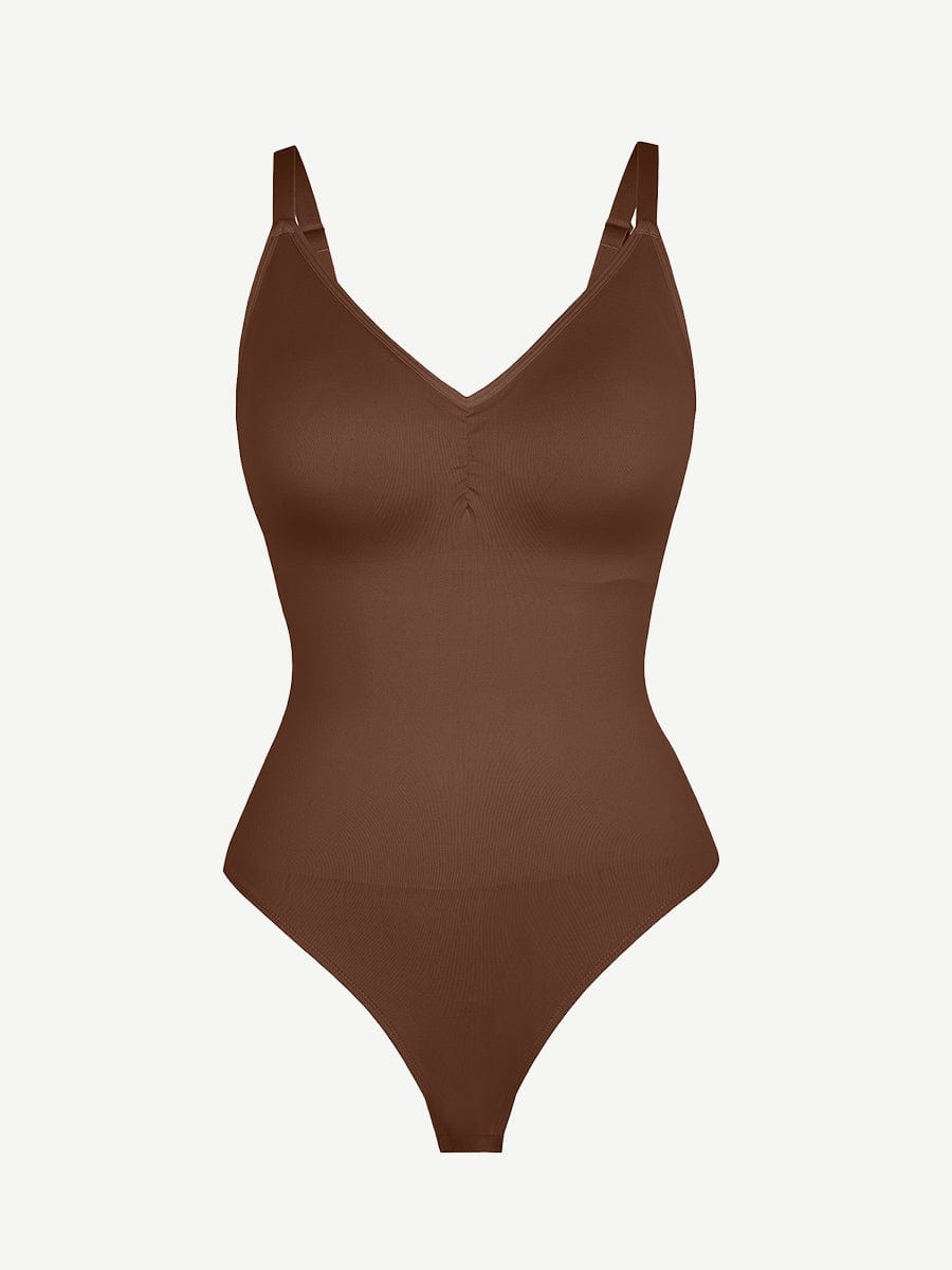 Seamless Built-In Bra Shaping Bodysuit