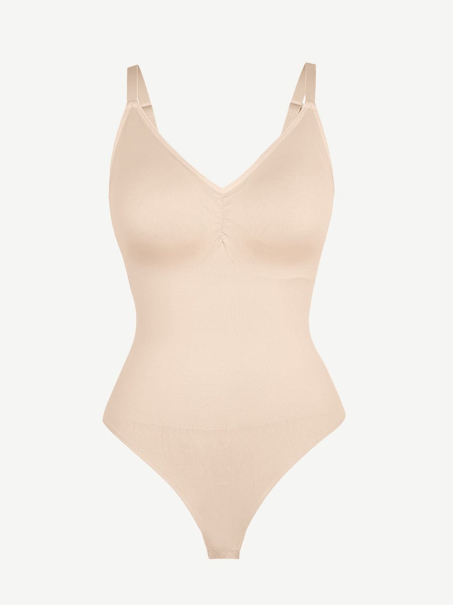 Seamless Built-In Bra Shaping Bodysuit
