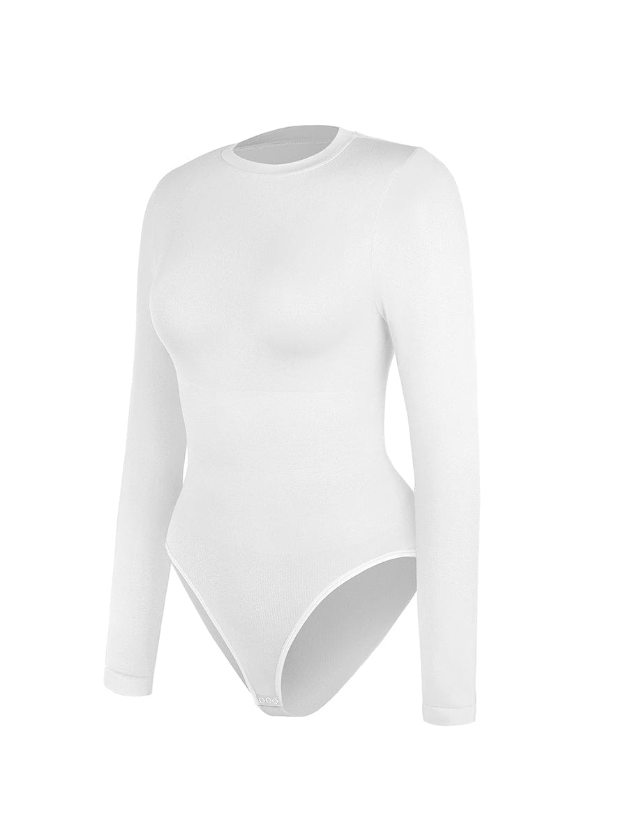 Round Neck Snap Crotch Bodysuit