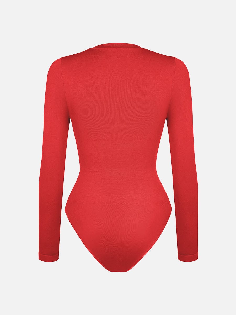 Round Neck Snap Crotch Bodysuit