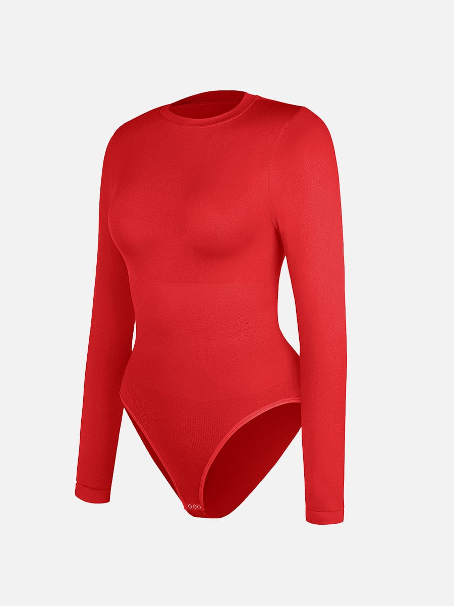 Round Neck Snap Crotch Bodysuit