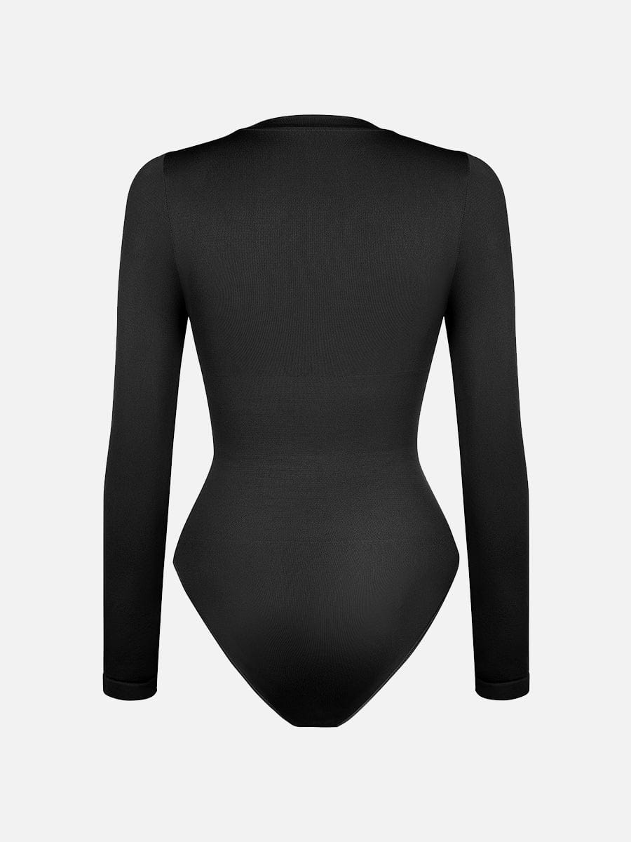 Round Neck Snap Crotch Bodysuit