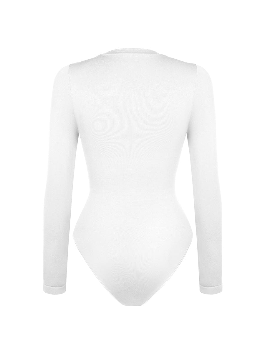 Round Neck Snap Crotch Bodysuit